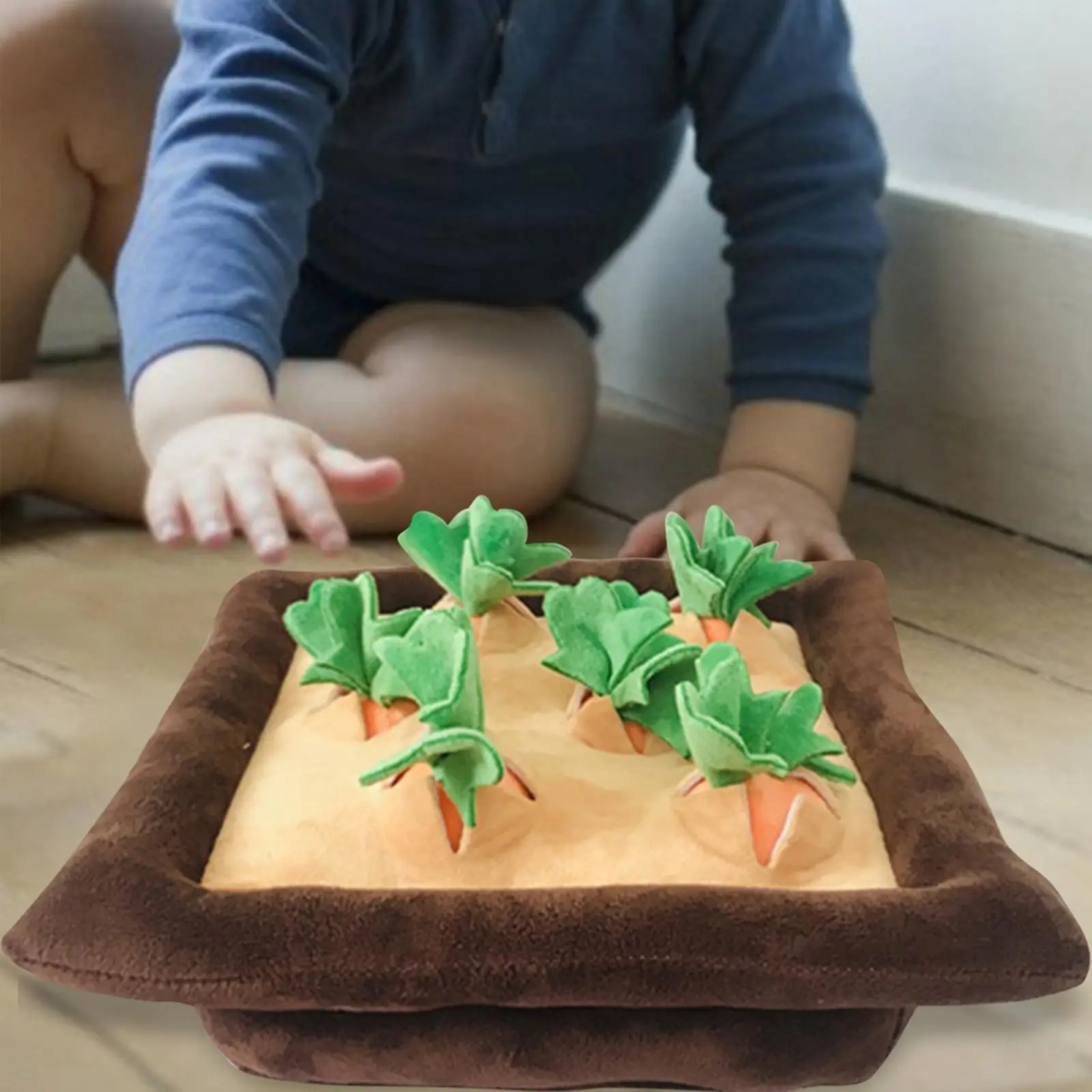 

Игрушка плюшевая в виде моркови для собак и кошек