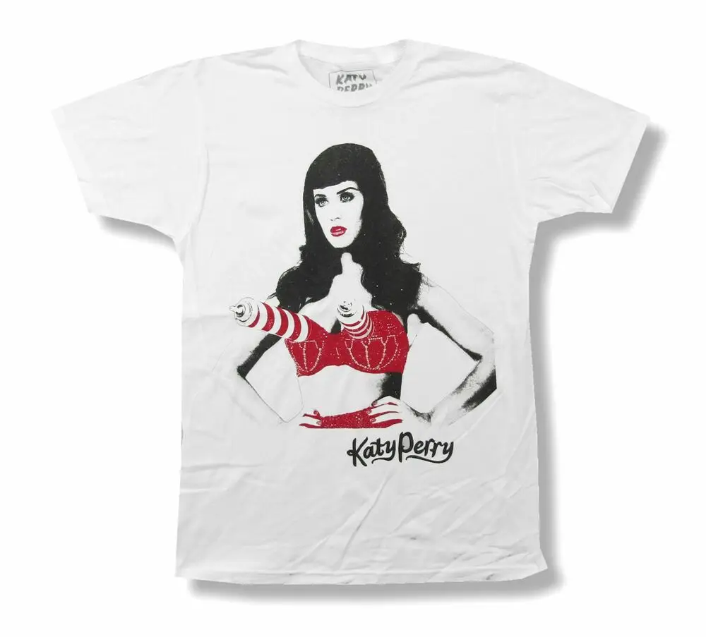 

Katy Perry KP Showdown Mens White T Shirt New