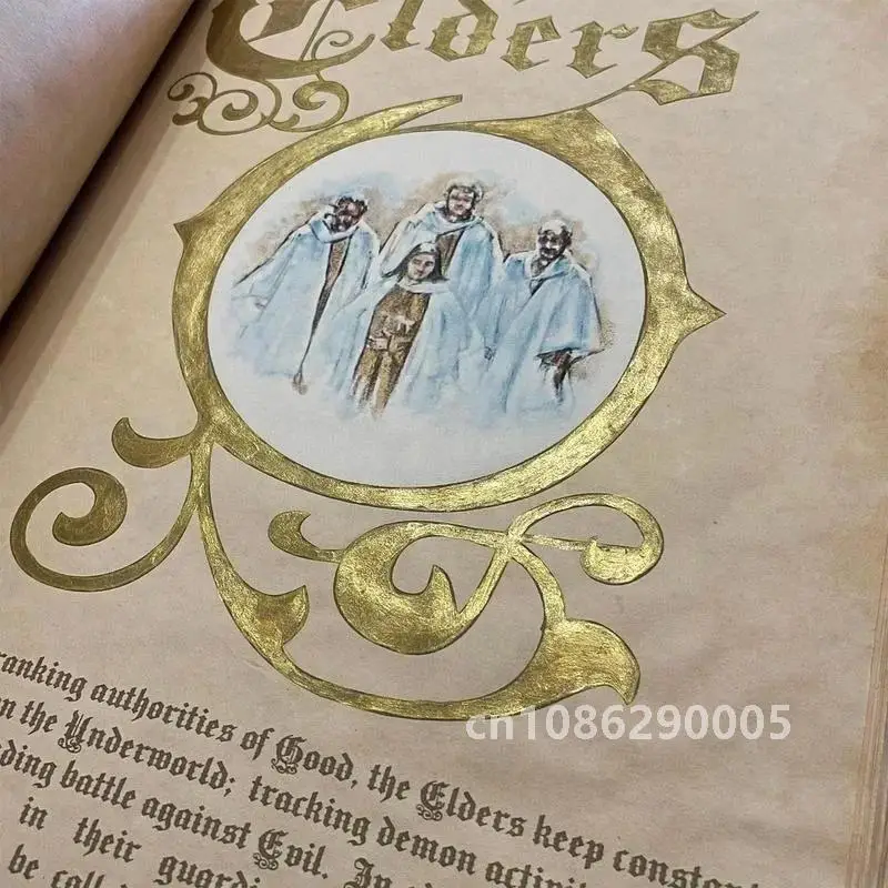 Чарнистая книга теней в стиле ретро 350 страниц