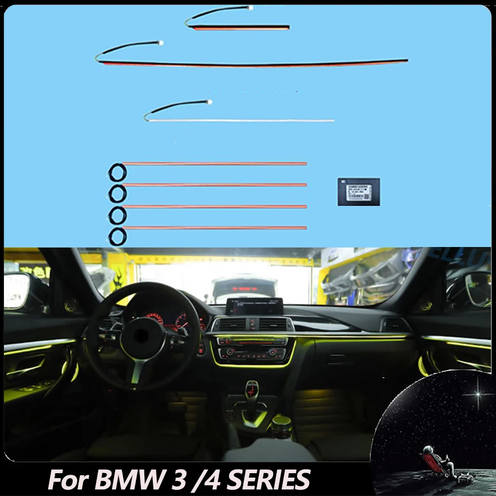 

Комплект для обновления RGB-освещения для BMW 3GT, F34, 4 серии, F32, F33, F36, M4, F82