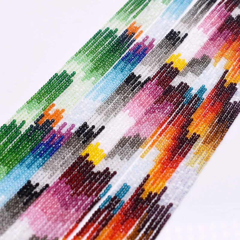 192 шт./партия градиентные бусины для изготовления ювелирных изделий 2 мм