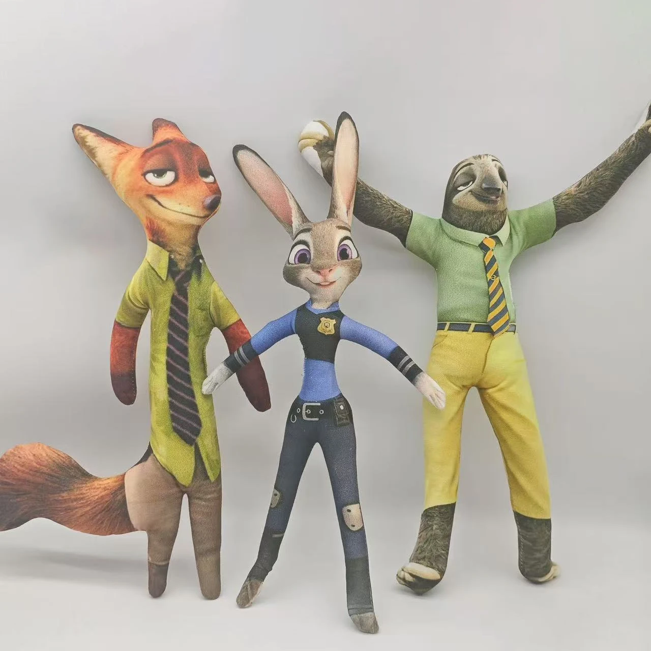 Фото Zootopia 2, плюшевая игрушка, аниме, периферийные устройства, Джуди, кролик, абстрактная кукла, свободно гибкая распаковка, плюшевая кукла Fox Nick, сопровождающая игрушка №1