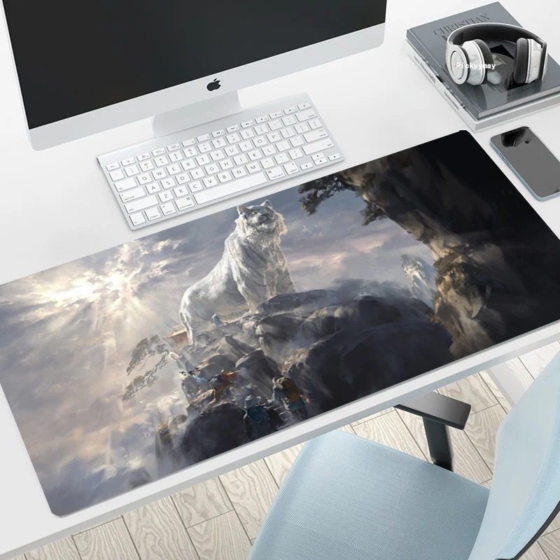

Oriental beast Mouse Pad 900X400MM Pad Mouse PC Game Carpert Computer Padmouse Micemat Gaming Mousepad Gamer Keyboard Mouse Mats