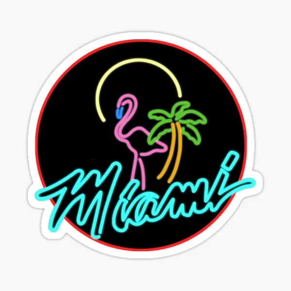 Автомобильные наклейки Майами 5 шт. для окна забавные бутылки воды настенный Фон