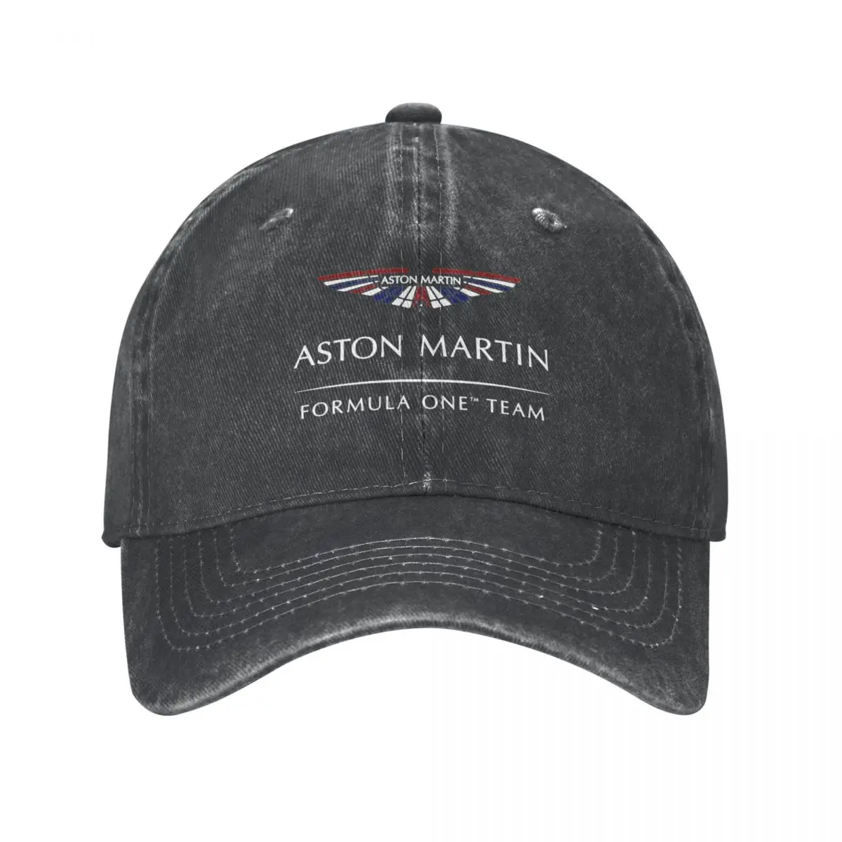 

Aston Martin F1 Union Jack Men Women Baseball Cap Distressed Denim Caps Hat Classic All Seasons Travel Adjustable Snapback Cap