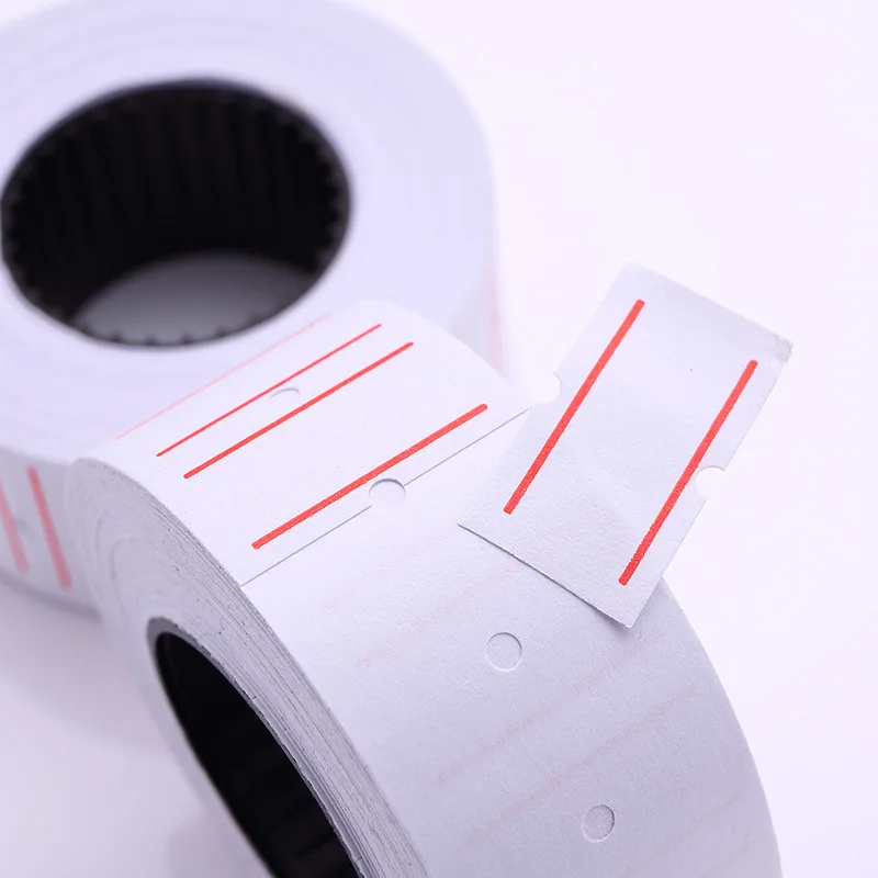 

5 Roll Price Label Stickers Vintage Multifunctional Self Adhesive Labels Paper Supermarket Shop Commodity Price Label Stickers