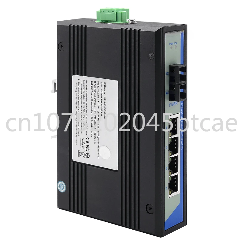 

4 Ports 1000M RJ45 Gigabit Network Fiber Optic Transceiver Converter UT-2604GSM-SC