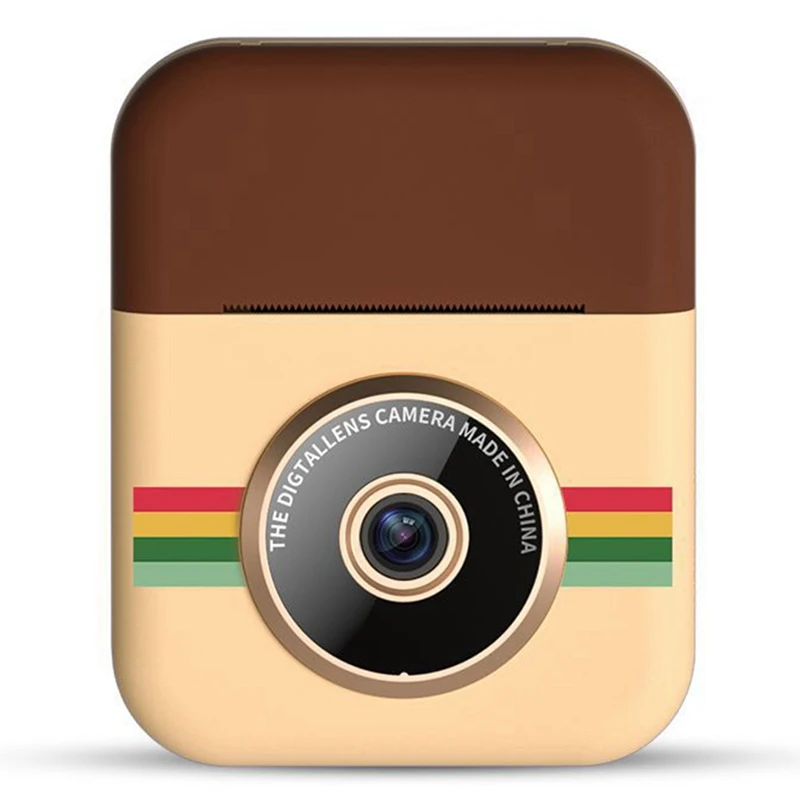 

Полноразмерная камера Мгновенной Печати для девочек, детская камера Instantane с тепловой фотобумажной игрушечной камерой