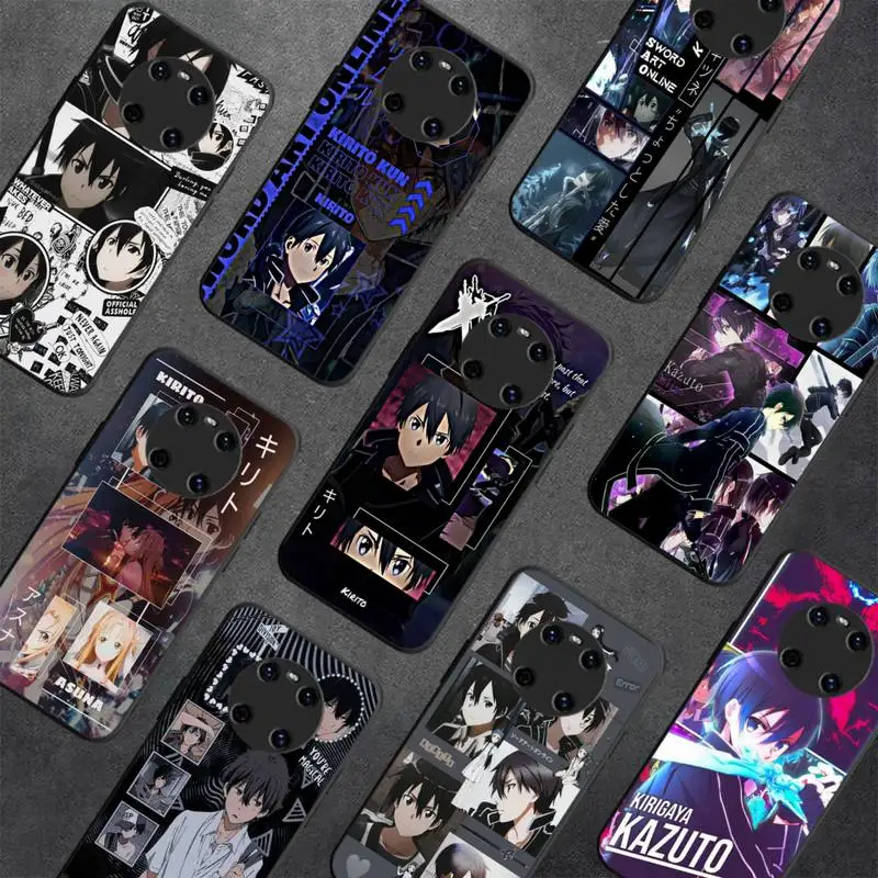 

Sword Art Online Phone Case For Huawei Y 5 Y62019 Y52018 Y92019 Luxury funda case for 9prime2019