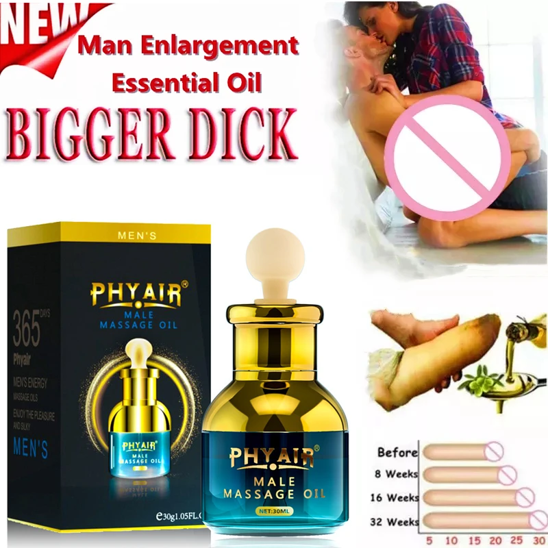 Penis Thickening Growth Enlarge Massage Enlargement Oils Man Delay Sex Life Liquid Cock Erection Enhance Men Health Care