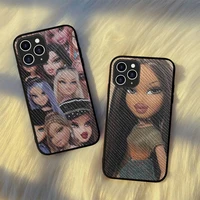 yinuoda lovely doll bratz phone case hard leather case for iphone 11 12 13 mini pro max 8 7 plus se 2020 x xr xs coque