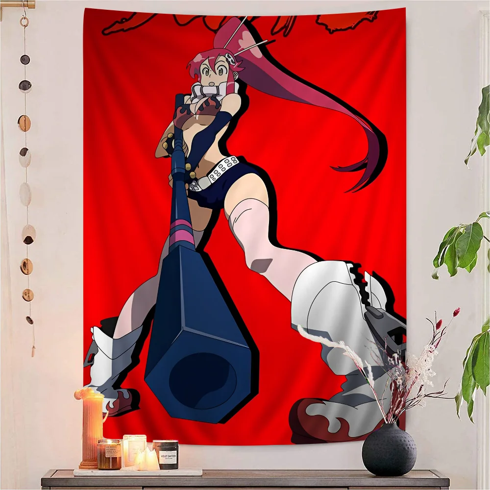 Y-yoko L-littner мультфильм гобелен искусство научная фантастика комната домашний