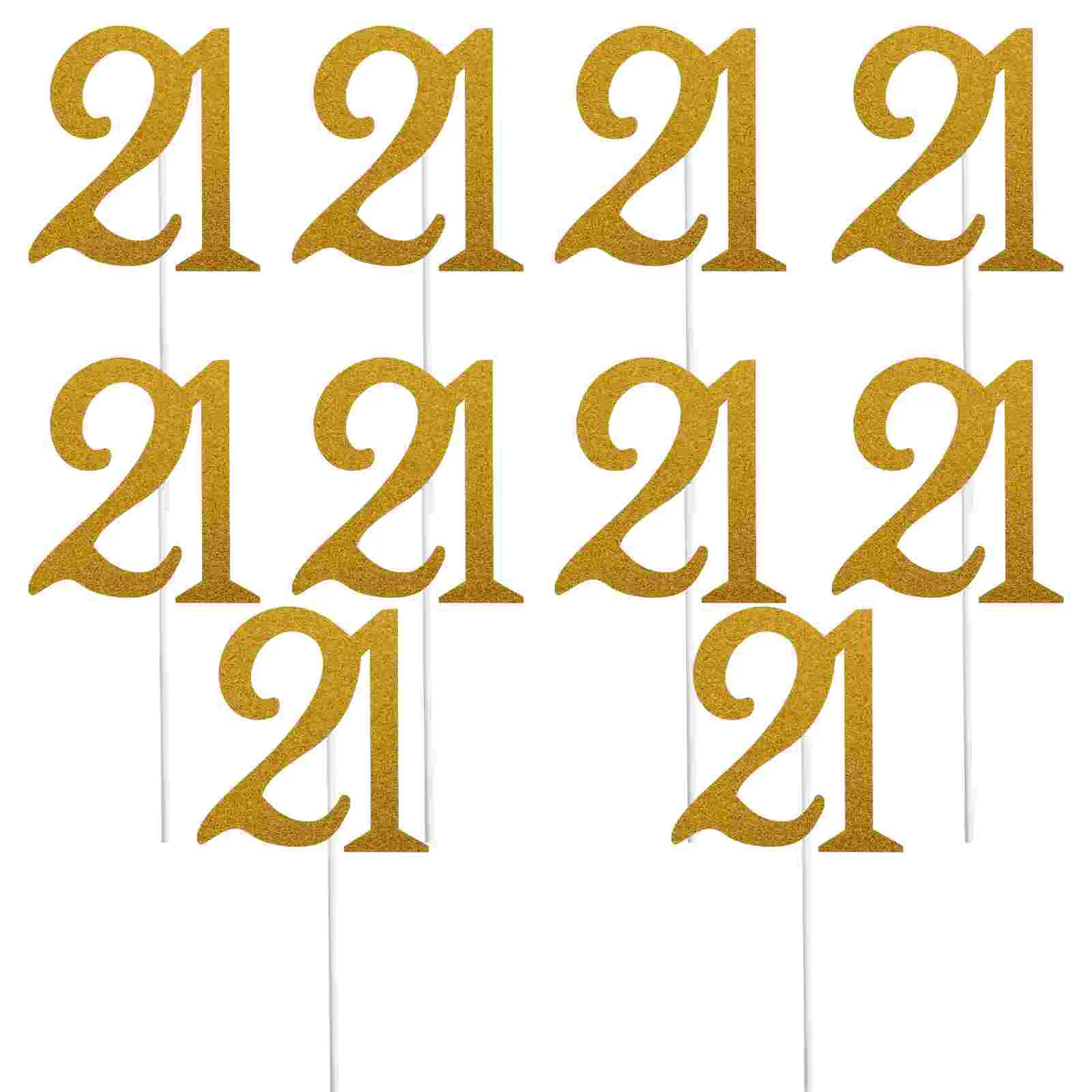 10 шт. вставка для дня рождения на 21 год красивые флажки торта изысканные