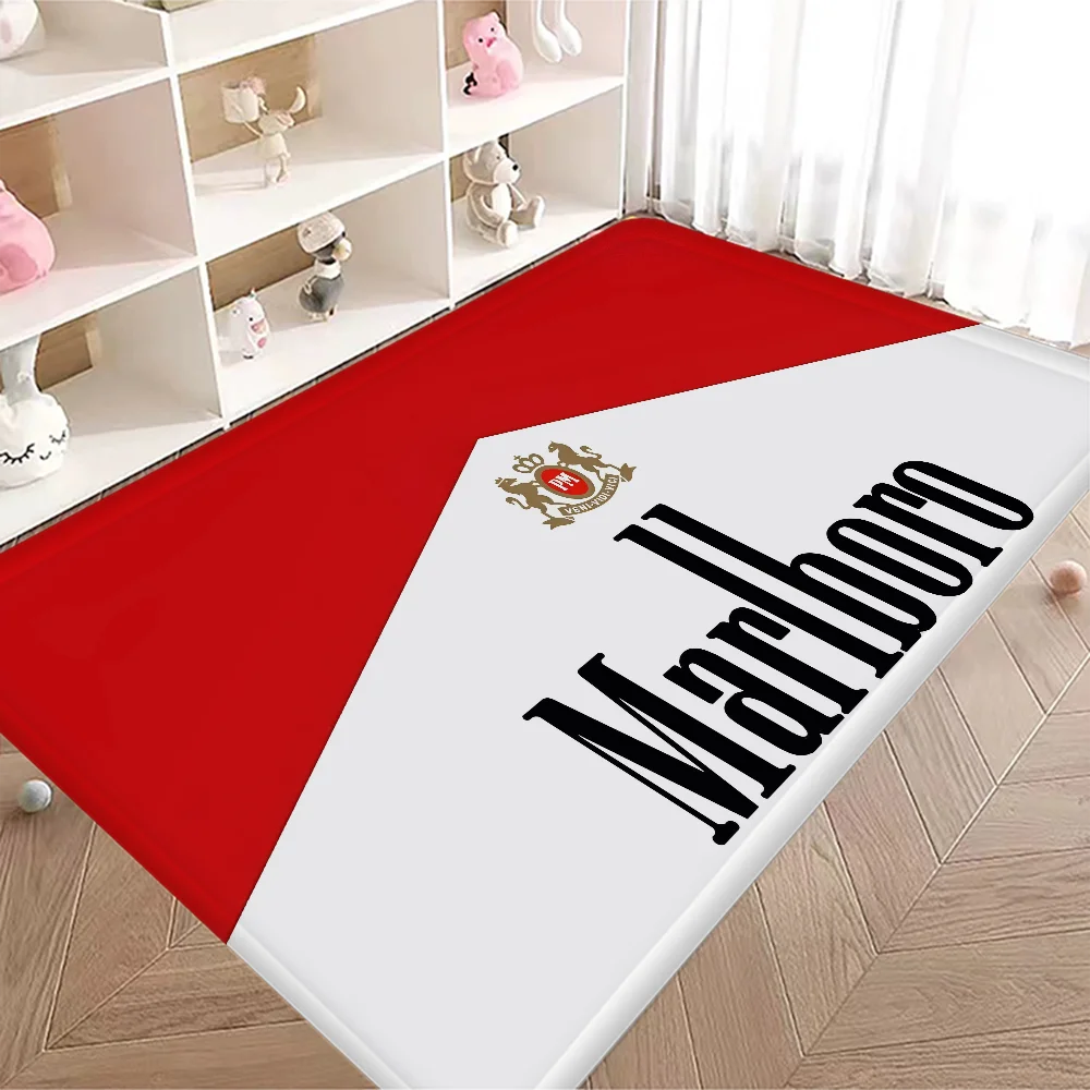 Коврик для пола с логотипом M-Marlboro противоскользящий впитывающий воду длинная