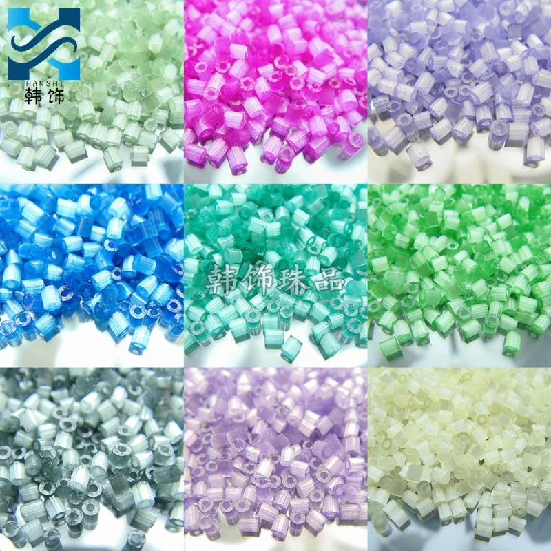 

2mm 1000pcs shiny white brushed bead glass beads diy handmade tassel jewelry materials bracelet earring accessories