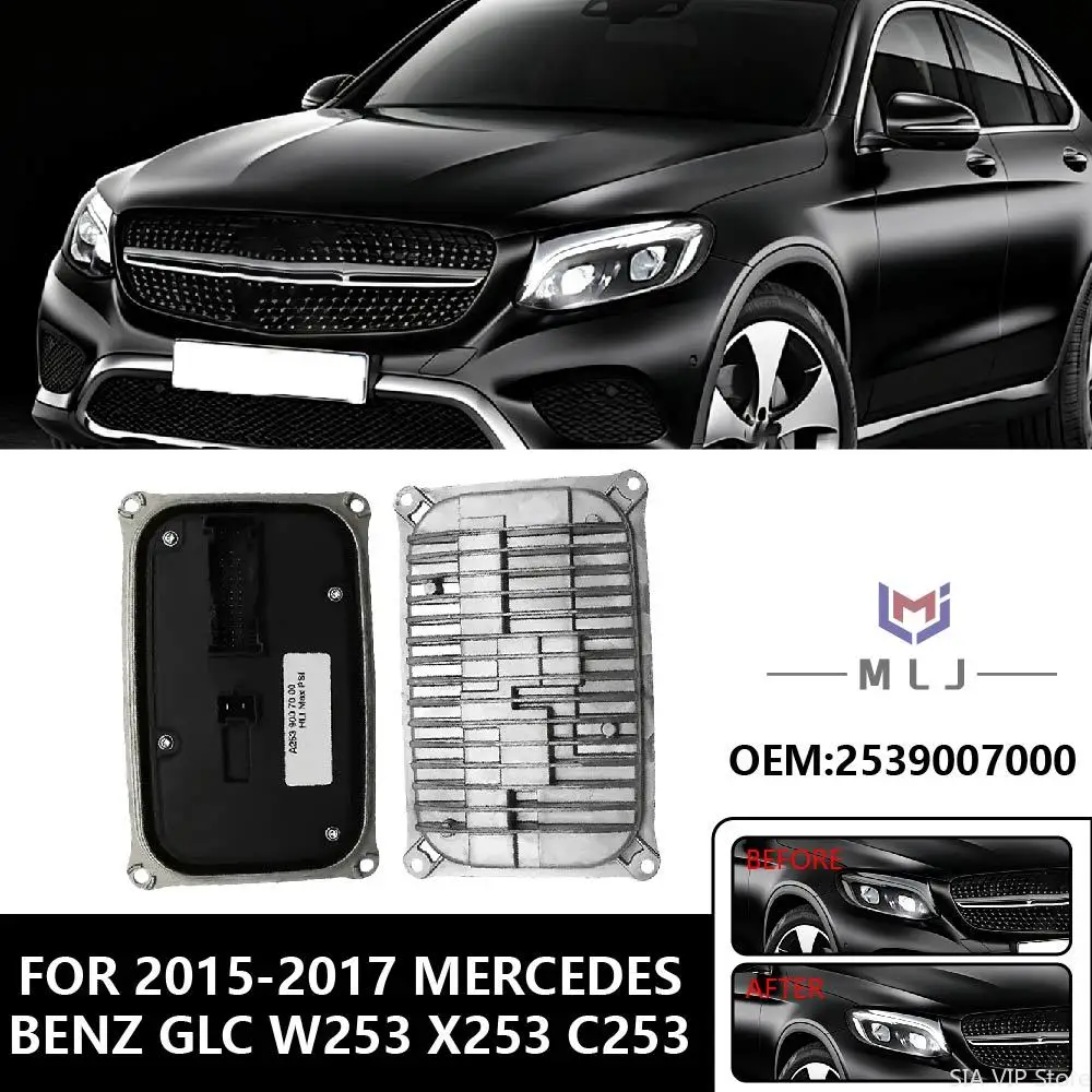 Фото Блок управления фарами (LED-модуль, балласт) для Mercedes-Benz GLC W253 X253 C253 2015-2017, OE 2539007000, A2539007000 №1