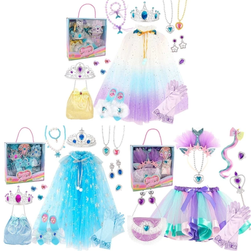 

Princess Dress Up Toy & Jewelry Boutique Princess Costumes Set Accessories