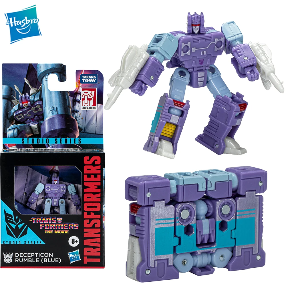 

[In Stock] Hasbro Transformers Studio Series SS86 Decepticon Rumble (Blue) Core Movie Action Figure Model Collectible Toy Gifts