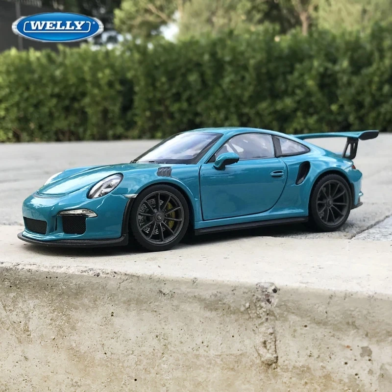 

Модель спортивного автомобиля WELLY 1:24 Porsche 911 GT3 RS из сплава, литая металлическая игрушка, Модель гоночного автомобиля, Коллекционная модель, подарки, игрушки для мальчиков