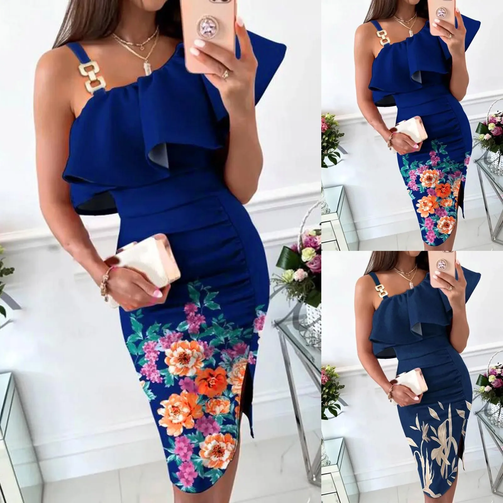 

Women Fashion Printed Sling Off Shoulder Sleeveless Slim Fit Casual Dresses for Women Summer 5xl Mini Dress Women