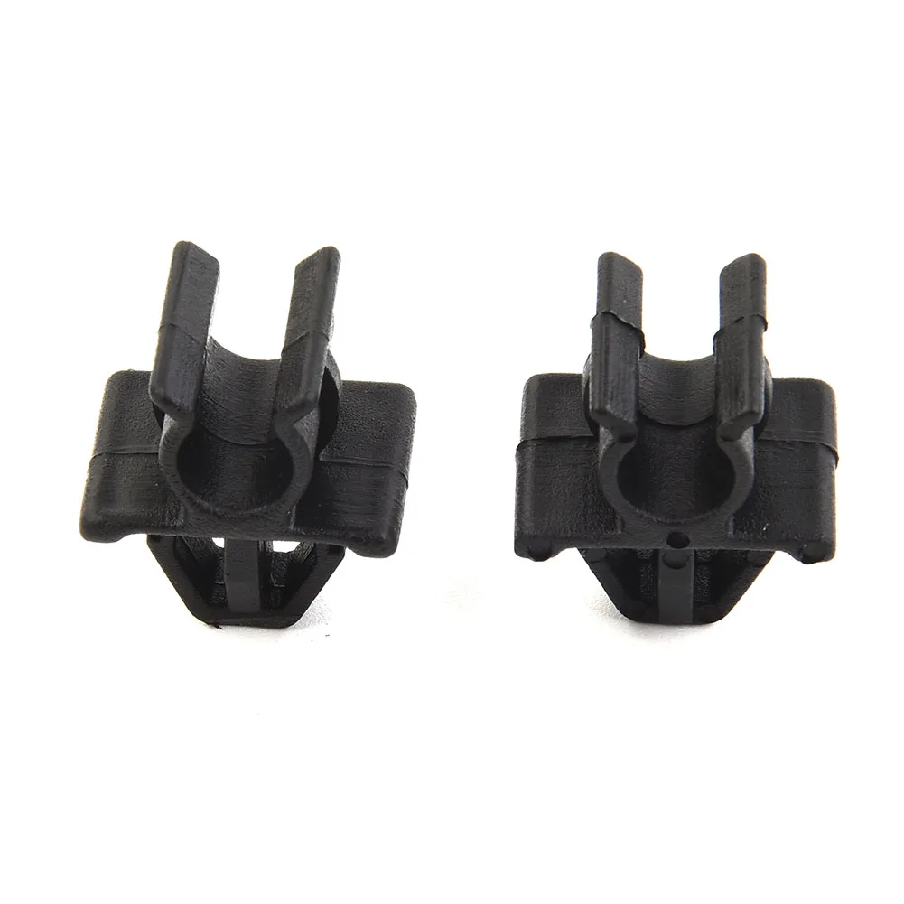 

2pcs Car Hood Prop Rod Clip Hot Sale Styling Clamp Hood Stay Holder Wholesale Parts For Nissan Plastic Black GOOD QUALITY
