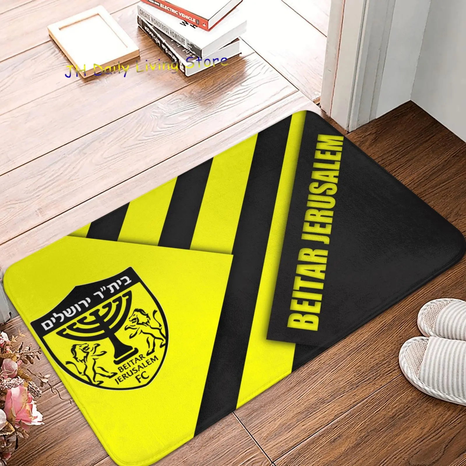 

Beitar Jerusalem FC Print Door Mat Entrance Anti-Slip Kitchen Mats for Floor Waterproof Rug Carpet for Bathroom Bedroom 40x60cm