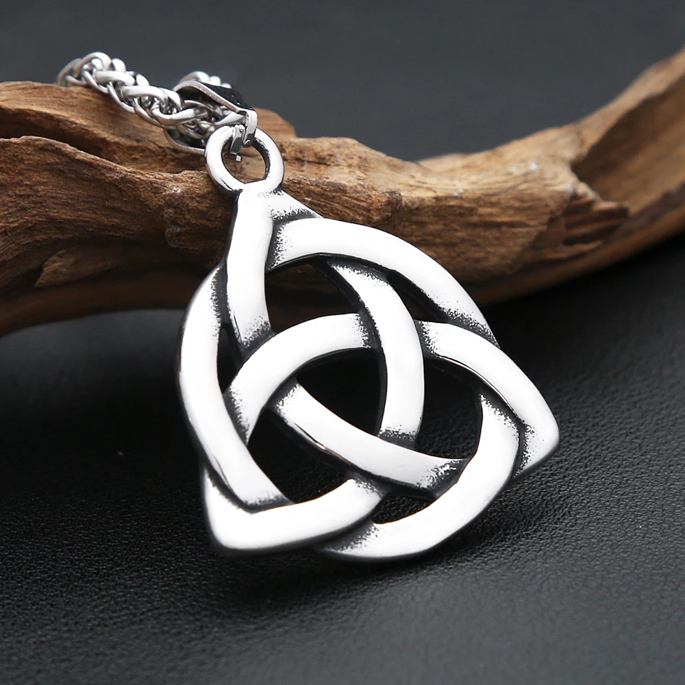 Классический винтажный кулон в виде троического узла Троицы для женщин и мужчин