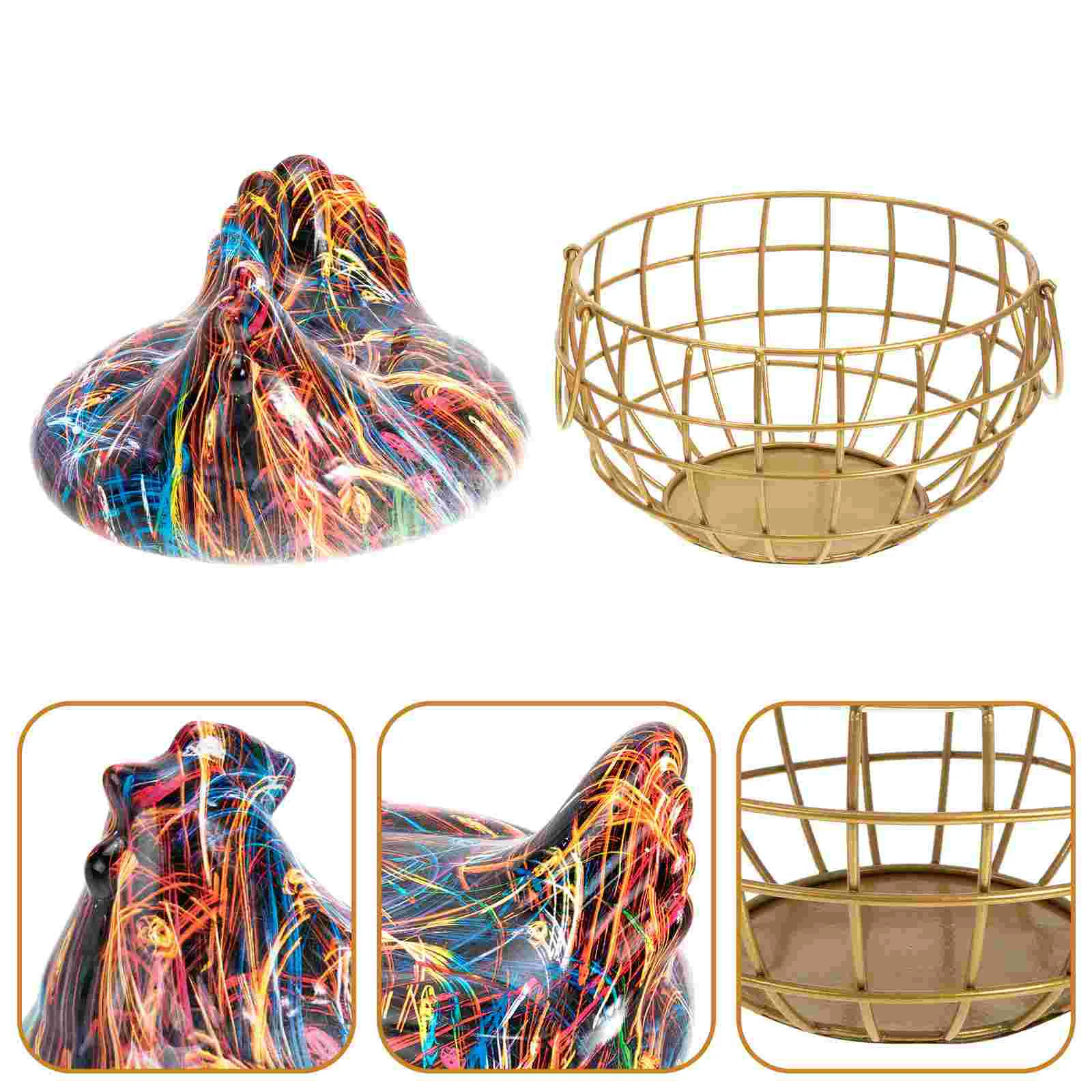 

Iron Art Egg Holder Kitchen Egg Organizer Egg Storage Container Storage Basket