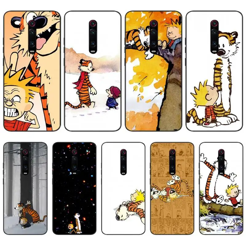 

Чехол для телефона Calvin And Hobbes манжет для Xiaomi 11 Ultra Redmi 9 Note 10 Little Poco X4 M4 X3 M3 F3 NFC Pro Coque