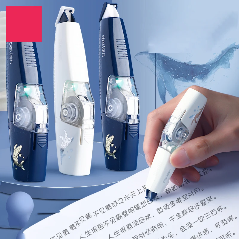 

Cute Kawaii Solid color High capacity Tape Schoo Office Replaceable core Corrector Student Kids Gifts Stationery Supplieationery