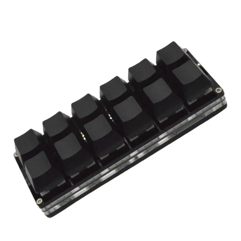 Механическая мини-клавиатура с 12 клавишами проводная Usb клавиатура одной рукой