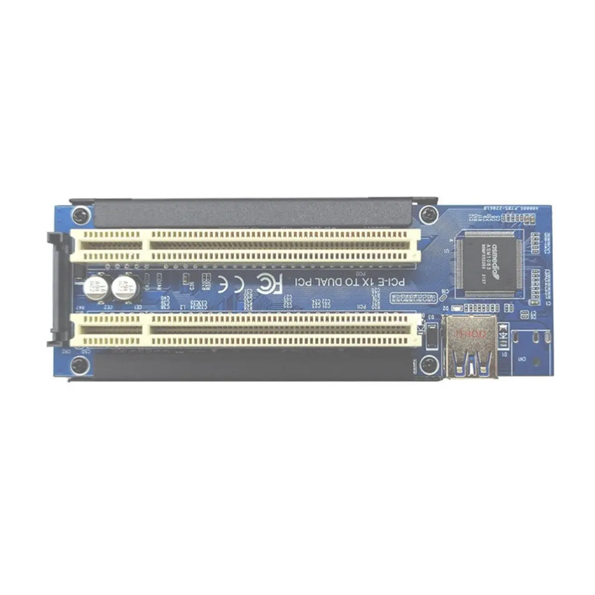 Фото Кабель-адаптер PCI-E на PCI (A01R), плата-райзер PCIE X1 на X16, контроллер расширения PCI для материнских плат настольных ПК №5