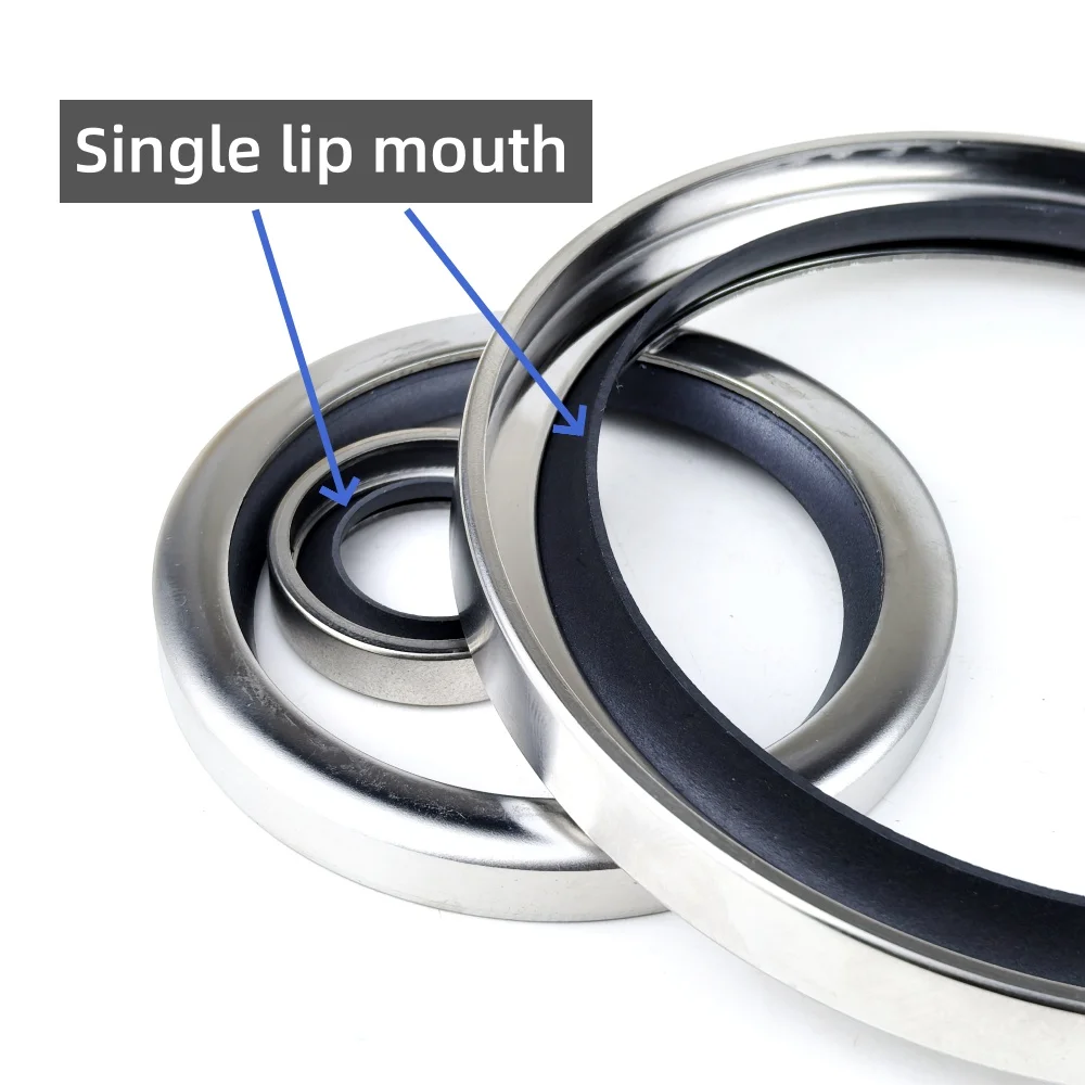 ID:12*OD:22/25/28/30/35*7/8mm Stainless steel shaft oil seal PTFE sealed air compressor accessories