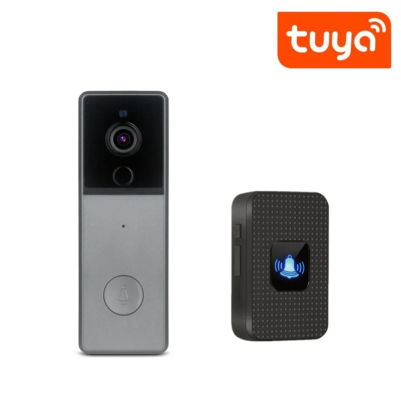 

2.4g Wi-fi Home Video Doorbell Waterproof Smart Home Doorbell Visual Intercom Wifi Doorbell Camera Rechargeable Two-way Audio