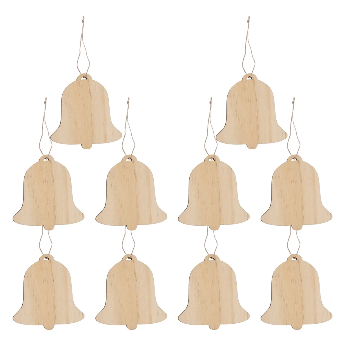 

10pcs Christmas Hanging Pendant Cutouts Creative Gift for Garden Christmas
