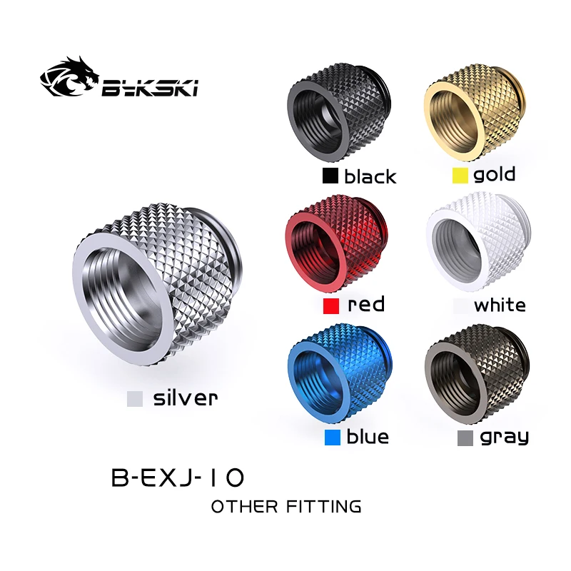 

Bykski 10mm Male To Female Fittings,G1/4'' PC Water Cooling Extender Connector Multil Colors