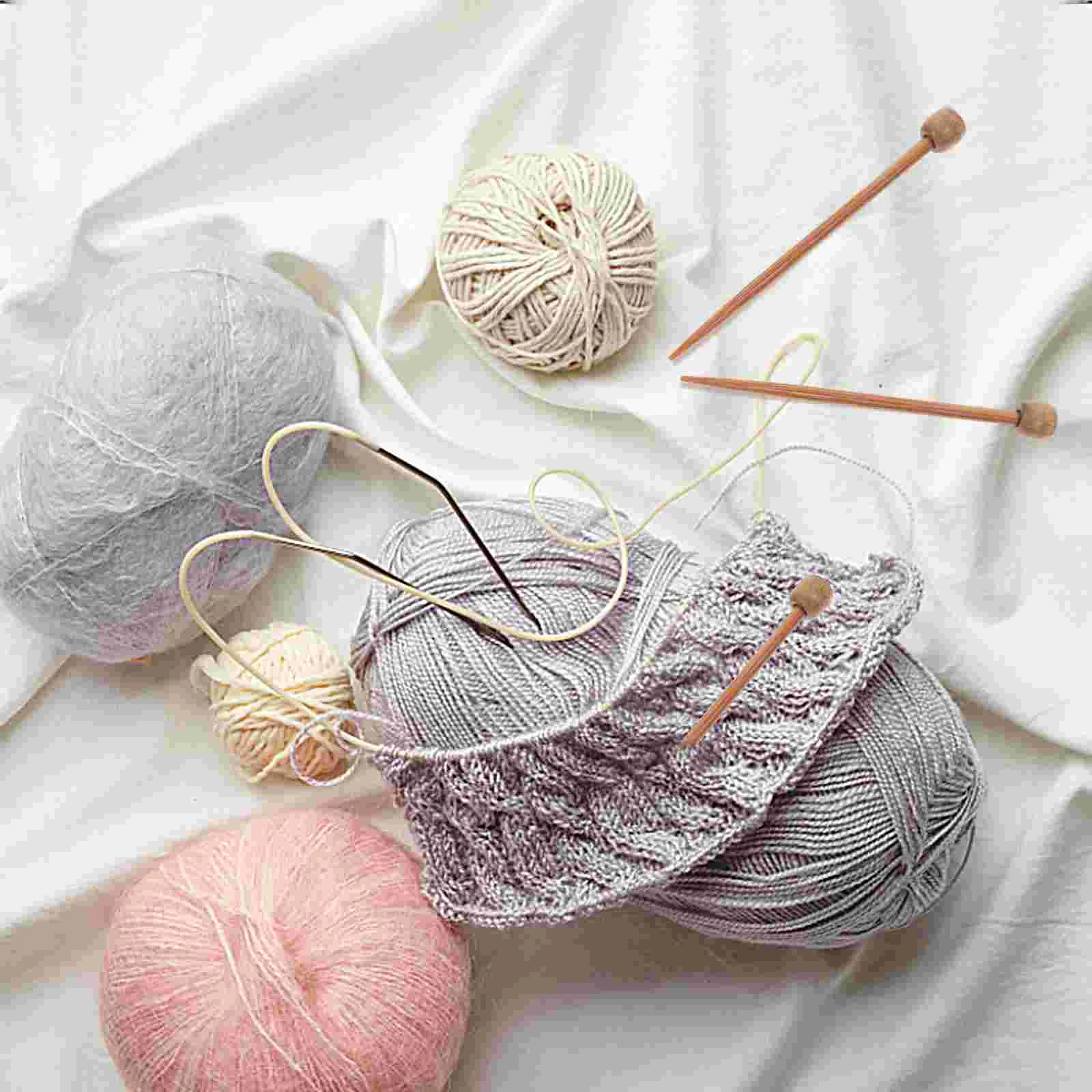 Игла для плетения мини DIY вязаные инструменты деревянные спицы брошь материал