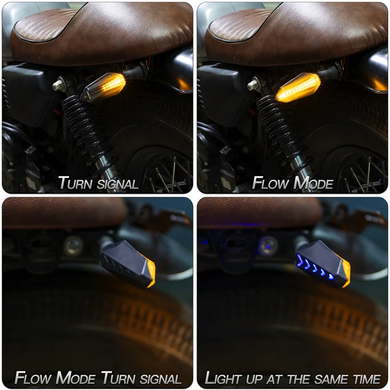 Поворотники для мотоциклов Honda Cbf 600 Kawasaki Ninja 250R Transalp Z1000Sx Yz 85 17 светодиодов - купить