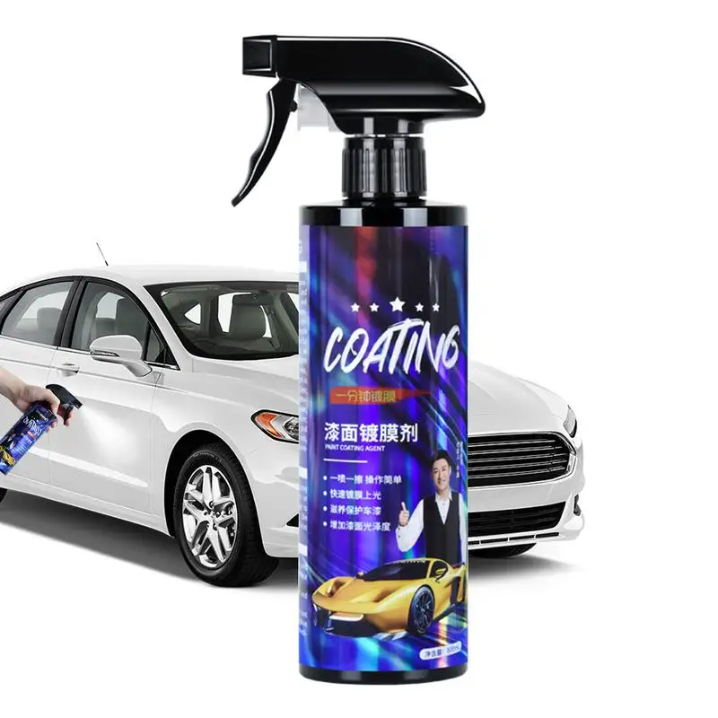

Нано-покрытие, спрей 500 мл, устойчивое к УФ-излучению покрытие, спрей для автомобиля, универсальные продукты для ухода за автомобилем, портативный грязеотталкивающий