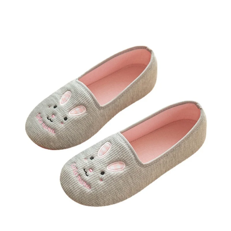 

Freetie Summer Cartoon Rabbit Cotton Breathable Thick Bottom Small Size Non Slip Bag Heel Pregnant Women Official Store