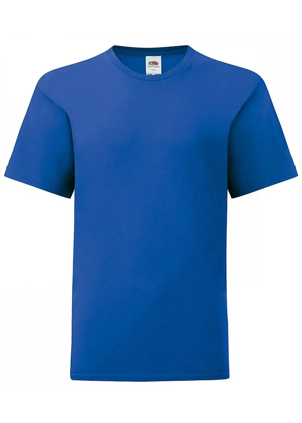Детская культовая футболка Fruit Of The Loom для детей 61023-Royal-Возраст 9-11 лет