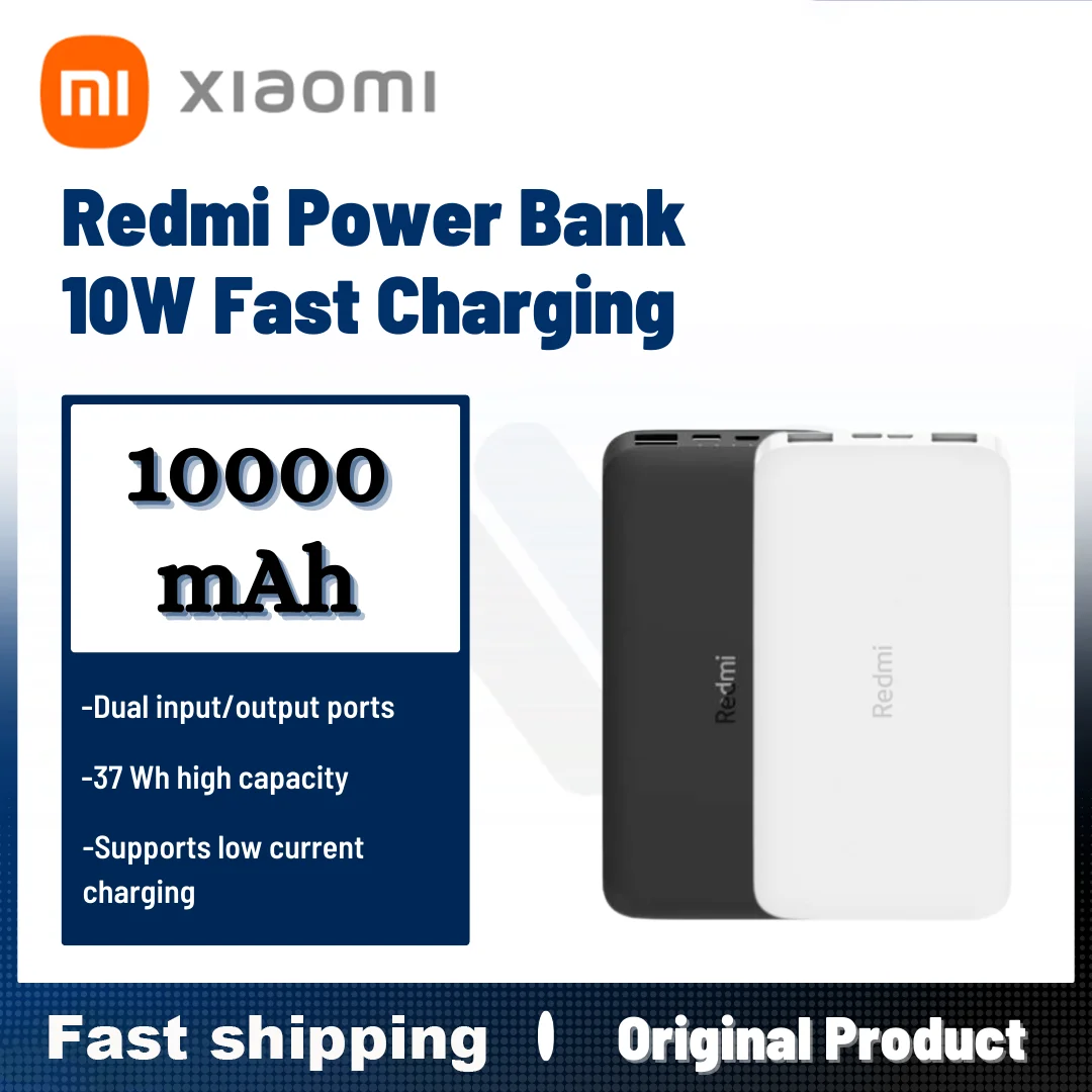 Оригинальный внешний аккумулятор Xiaomi Redmi 10000 мАч PB100LZM 18 Вт быстрая зарядка