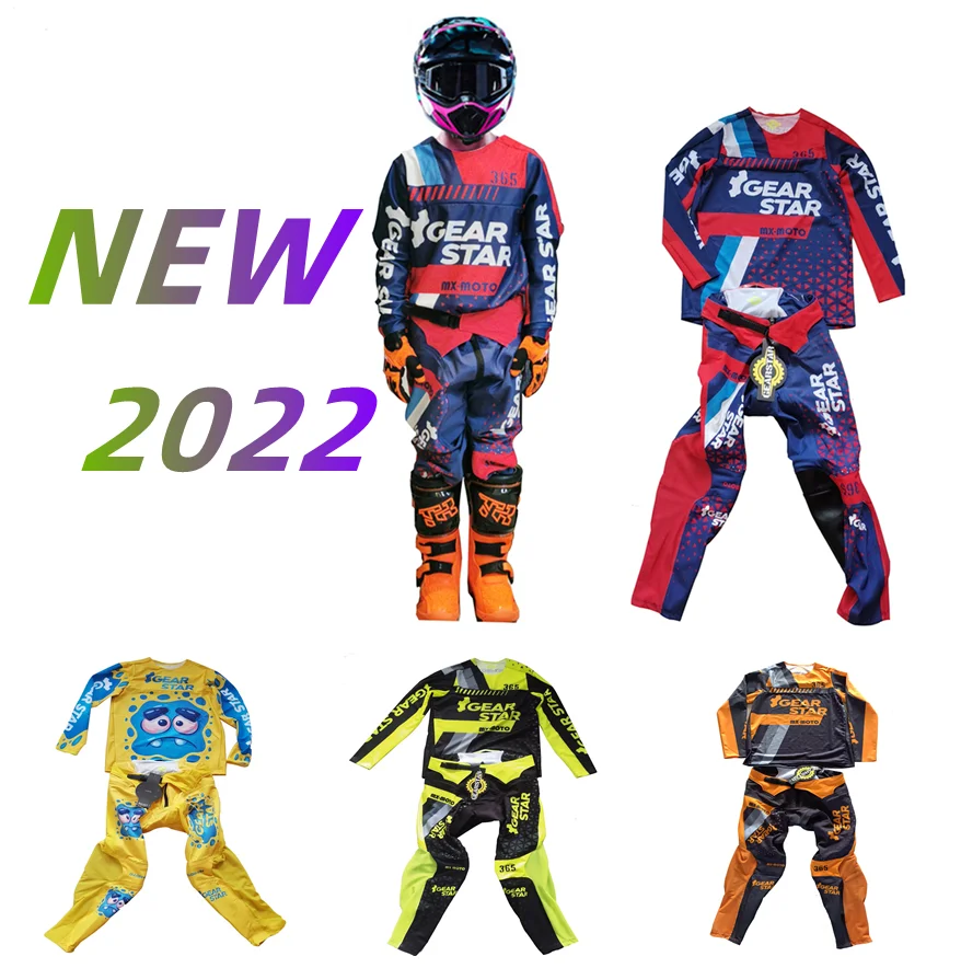 

GEAR STAR Junior Motocross Racing Kit All Terrain Kids MTB Jersey