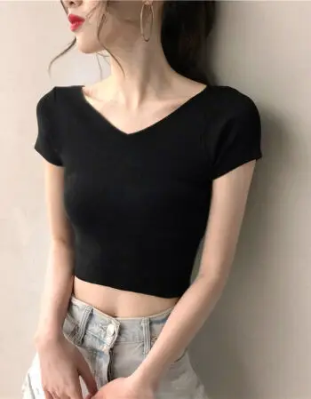 

classic black Fashion new style shorts trend women's version