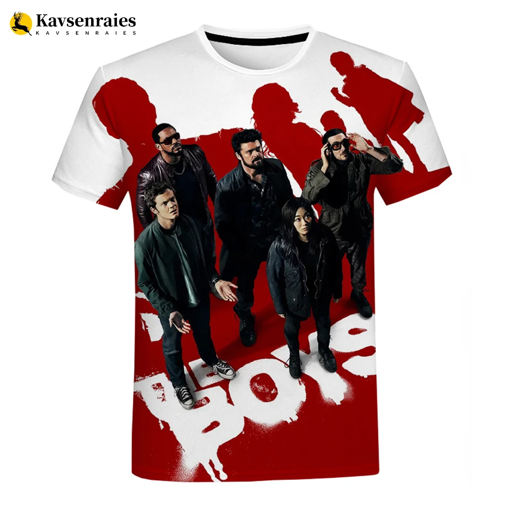 

2022 New TV Series The Boys T Shirt Men Women Summer Casual Fashion Cool T-shirt Harajuku Style Streetwear Oversized Tee Tops
