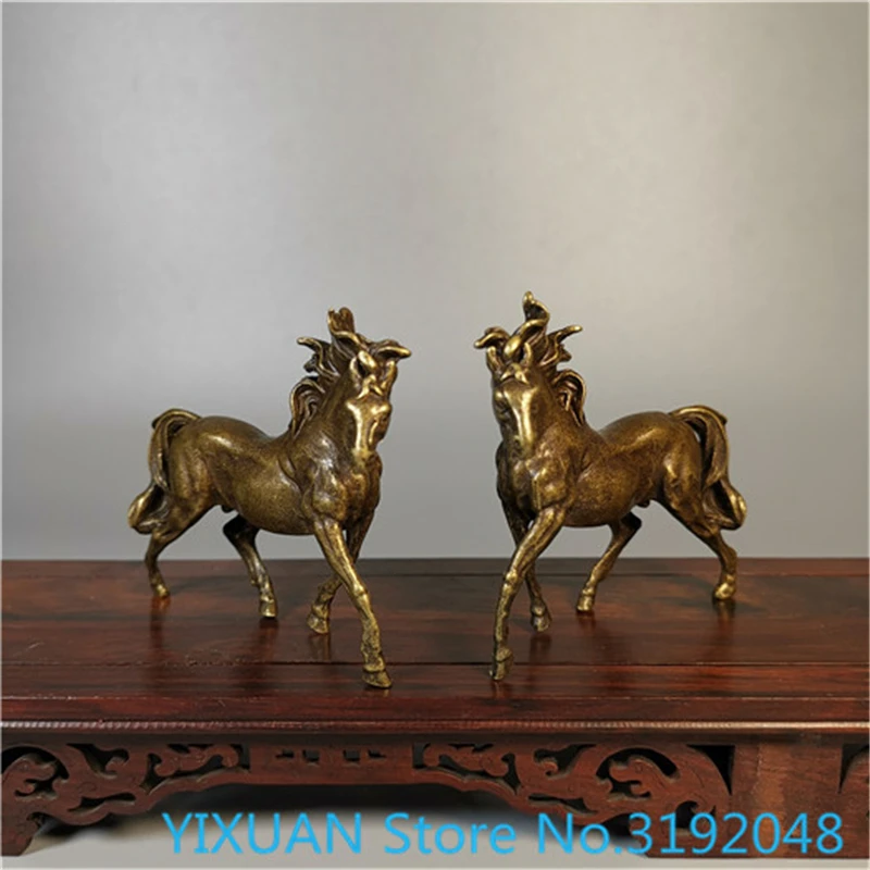 

Бронзовая фурнитура, бронзовая лошадь, фэн-шуй, украшение для декоративно-прикладного искусства