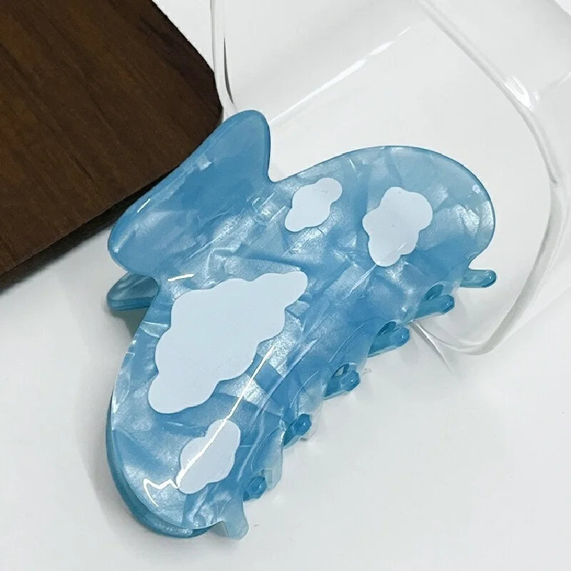 Заколка для волос Jennie Same женщин корейская синяя милая маленькая свежая заколка с