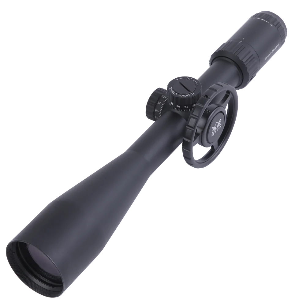 Охотничий прицел Red Win с большим боковым колесом диаметром 80 мм T6061 алюминиевый