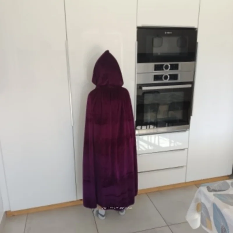 Костюмы для косплея на Хэллоуин плащи взрослых и детей черные средневековые