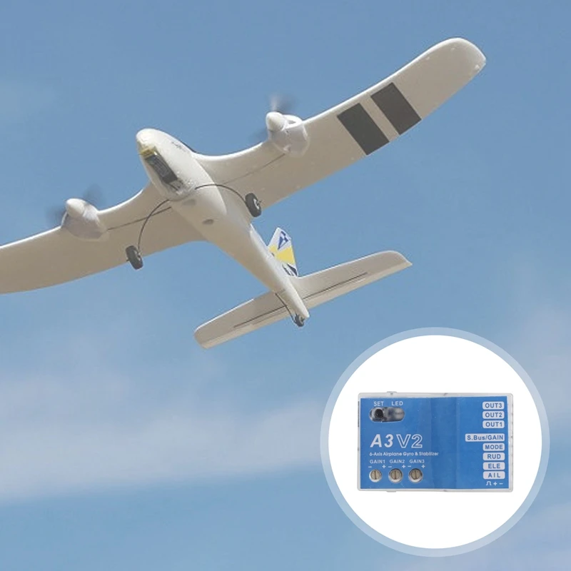 Стабилизатор контроллера полета A3 V2 4 режима для радиоуправляемого самолета